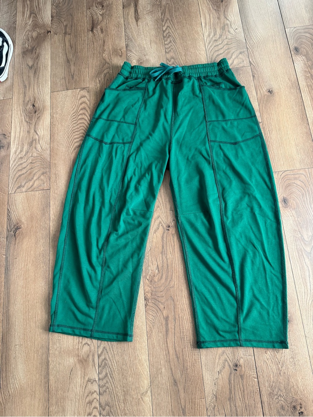 Green barrel Pants